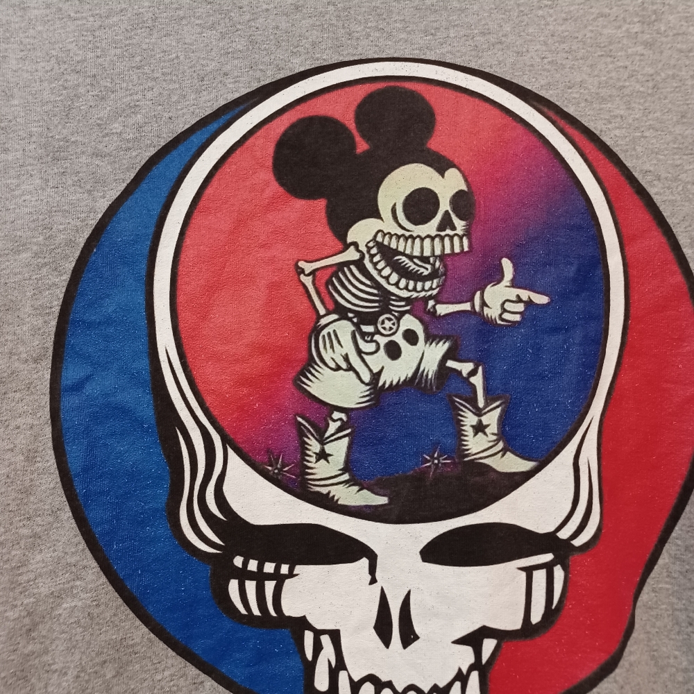 Grateful Dead Mickey Skelton Tee Shirt XL Vintage - Picture 4 of 5